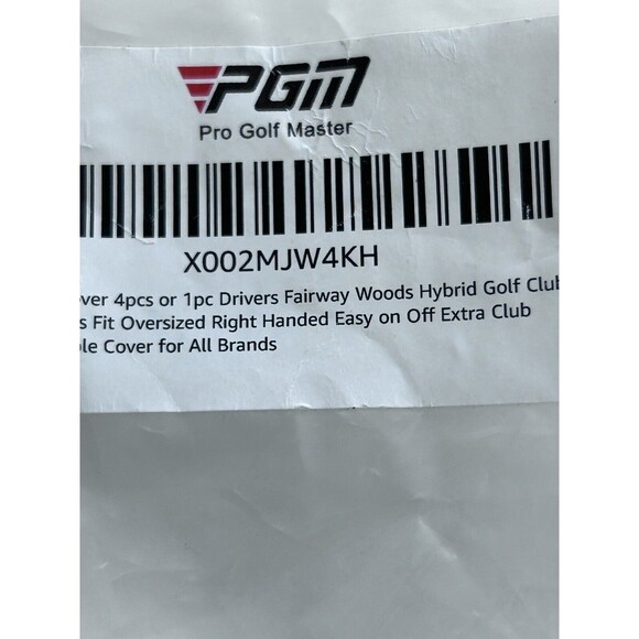 Pro Golf Master Club Covers Vinylplastic USA White w/ American Flag 3 - Picture 6 of 7